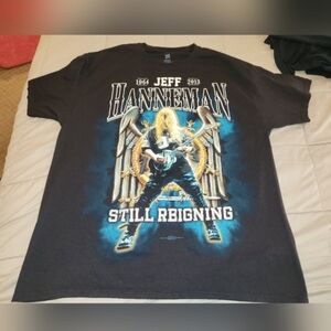 💀JEFF HANNEMAN (SLAYER) STILL REIGNING TRIBUTE SHIRT - MENS SIZE XL